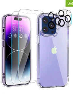 SWEET ACCESS Smartphones & Zubehör<5tlg. Set: Full-Body-Case für iPhone 12 Pro in Transparent