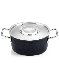 Fissler Kochgeschirr<2tlg. Set: Kochtopf "Adamant®" in Schwarz - Ø 18 cm