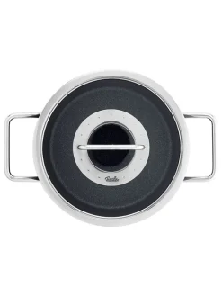 Fissler Kochgeschirr<2tlg. Set: Kochtopf "Adamant®" in Schwarz - Ø 18 cm