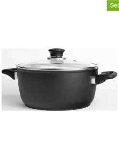 Zwilling Kochgeschirr<2tlg. Set: Kochtopf ''Ballarini'' in Schwarz - Ø 16 cm