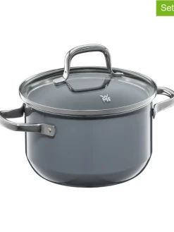 WMF Kochgeschirr<2tlg. Set: Kochtopf "Fusiontec" in Grau - Ø 16 cm