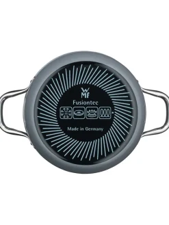 WMF Kochgeschirr<2tlg. Set: Kochtopf "Fusiontec" in Grau - Ø 16 cm