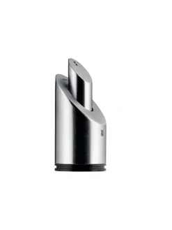 WMF Koch- & Backutensilien|Gedeckter Tisch<2tlg. Set: Salz- & Pfeffermühlen in Silber - (H)8,6 x Ø 4,5 cm