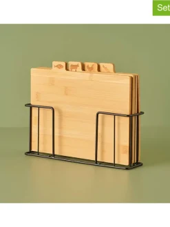 BELLA MAISON Koch- & Backutensilien<5tlg. Set: Schneidebretter in Hellbraun - (B)28 x (H)24 cm