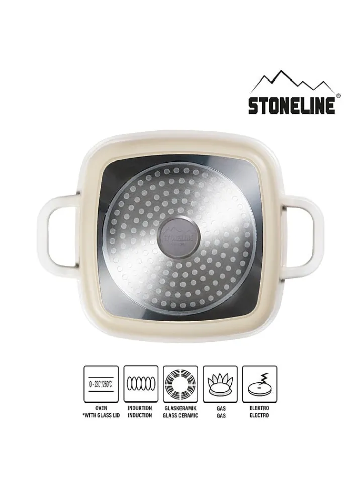 Stoneline Kochgeschirr<2tlg. Set: Servierpfanne - (L)20 x (B)20 cm