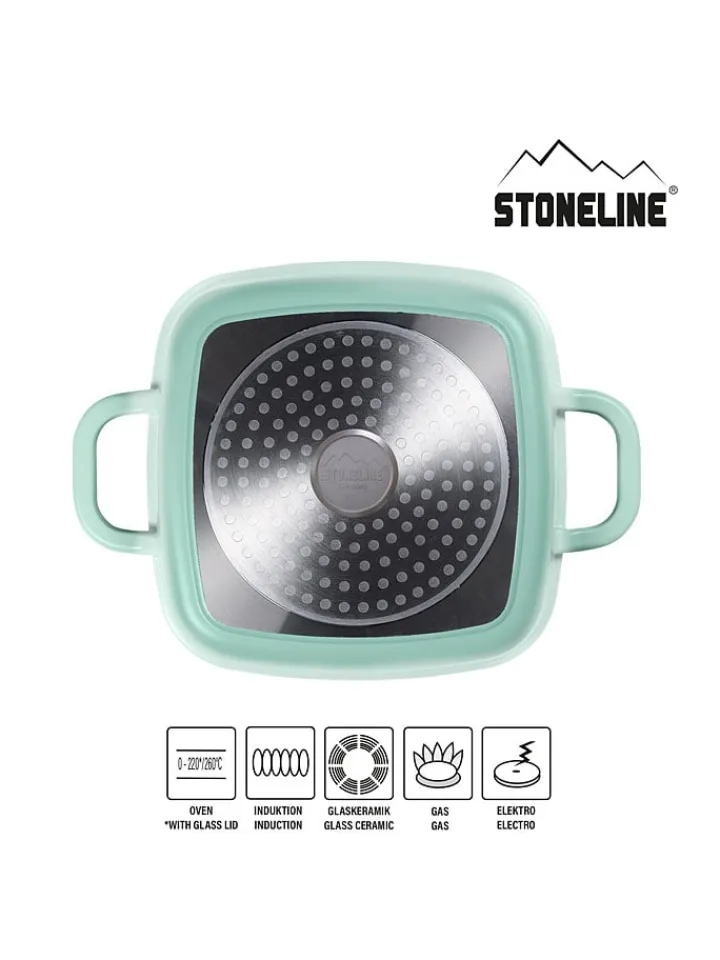 Stoneline Kochgeschirr<2tlg. Set: Servierpfanne - (L)20 x (B)20 cm