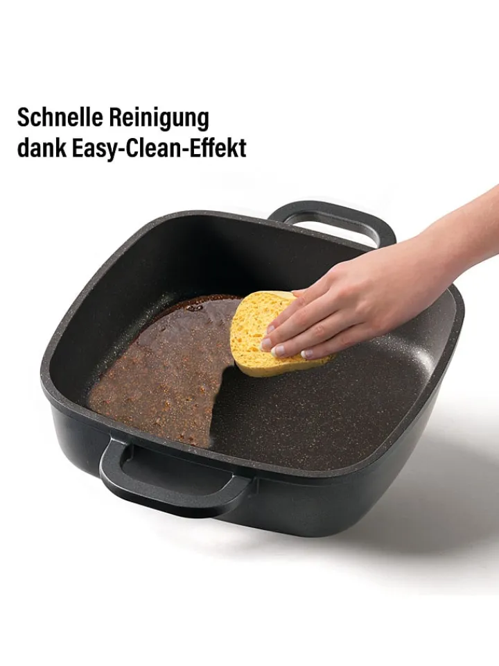 Stoneline Kochgeschirr<2tlg. Set: Servierpfanne in Schwarz - (L)20 x (B)20 cm