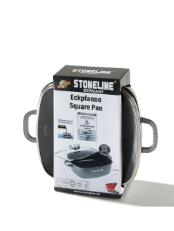 Stoneline Kochgeschirr<2tlg. Set: Servierpfanne in Grau - (L)24 x (B)24 cm
