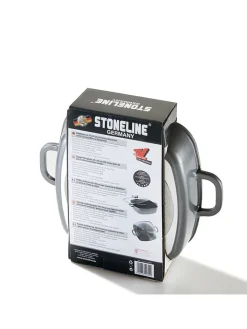 Stoneline Kochgeschirr<2tlg. Set: Servierpfanne in Grau - (L)24 x (B)24 cm