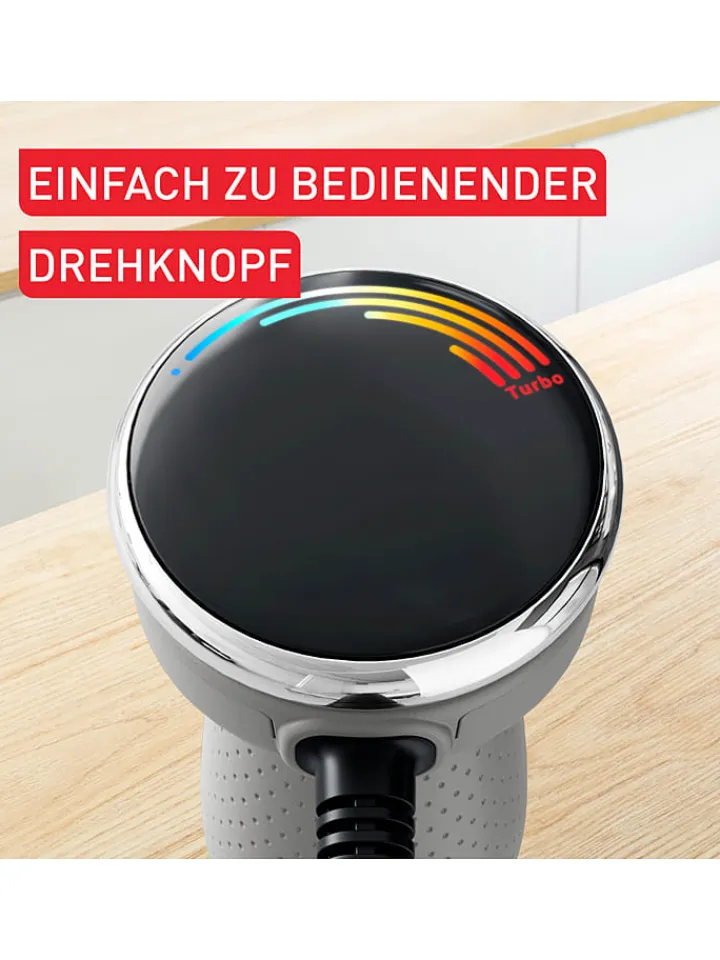 Tefal Küchenelektronik<4tlg. Set: Stabmixer "Quickchef - HB67MB30" in Silber/ Grau