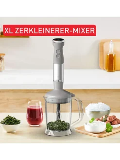 Tefal Küchenelektronik<4tlg. Set: Stabmixer "Quickchef - HB67MB30" in Silber/ Grau
