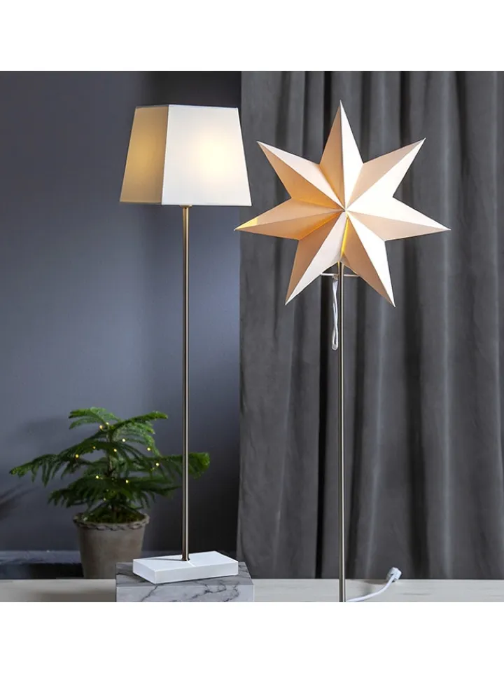 STAR Trading Stehleuchten<3tlg. Set: Standleuchte "Combi-Pack Moa" in Weiß - (H)82 cm