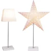 STAR Trading Stehleuchten<3tlg. Set: Standleuchte "Combi" in Creme - (B)43 x (H)65 x (T)17 cm