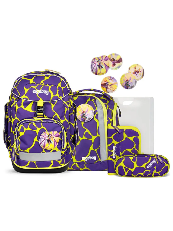 Ergobag Büro- & Schulbedarf<6tlg. Set "SuBärkraft" in Lila