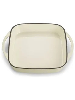 Echtwerk Kochgeschirr<2tlg. Set: Universalbräter in Creme - (L)31 x (B)25,5 cm