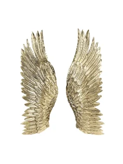 kobolo Wanddekoration<2tlg. Set Wandobjekt ANGELO24 in Gold