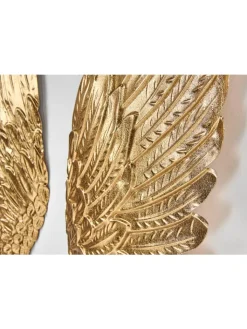 kobolo Wanddekoration<2tlg. Set Wandobjekt ANGELO24 in Gold
