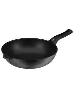 WMF Kochgeschirr<2tlg. Set: Wok-Pfanne in Schwarz - Ø 30 cm
