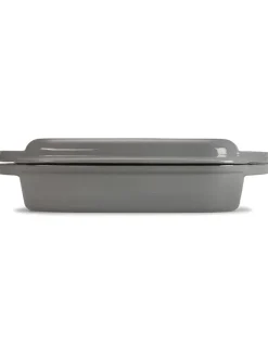 Echtwerk Kochgeschirr<2tlg. Universalbräter mit Deckel in Grau - (B)25,5 x (H)31 x (T)5 cm
