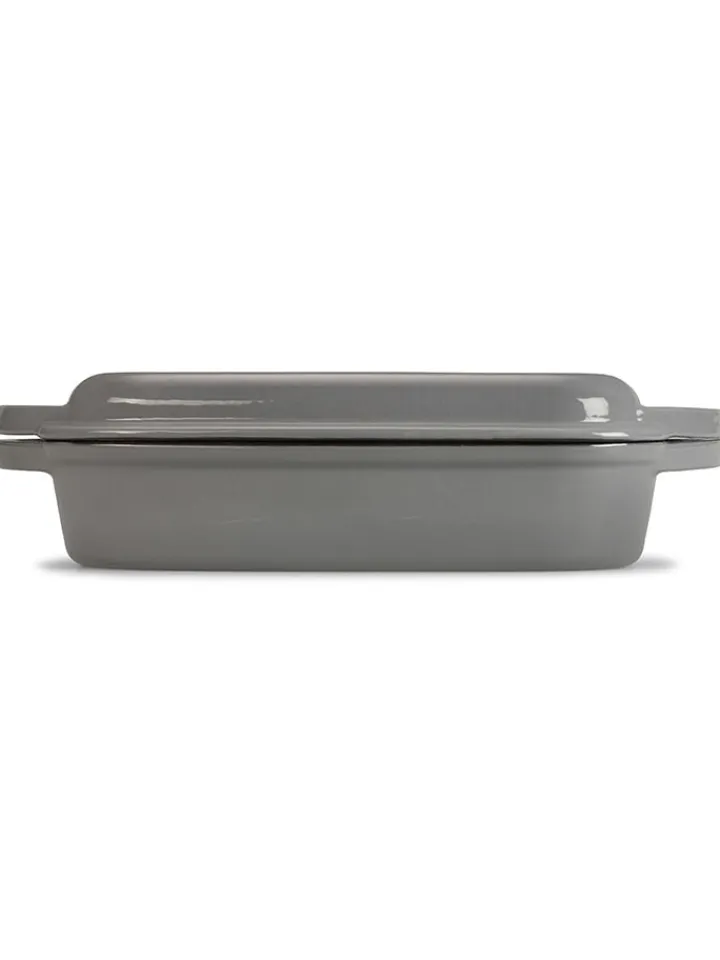 Echtwerk Kochgeschirr<2tlg. Universalbräter mit Deckel in Grau - (B)25,5 x (H)31 x (T)5 cm
