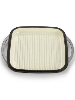 Echtwerk Kochgeschirr<2tlg. Universalbräter mit Deckel in Grau - (B)25,5 x (H)31 x (T)5 cm