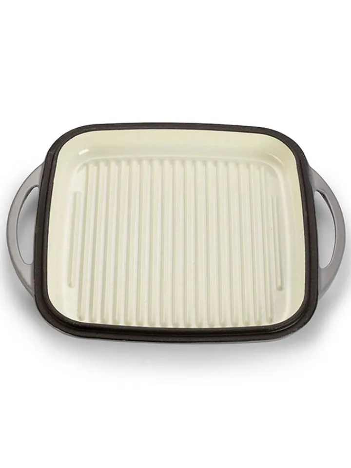 Echtwerk Kochgeschirr<2tlg. Universalbräter mit Deckel in Grau - (B)25,5 x (H)31 x (T)5 cm