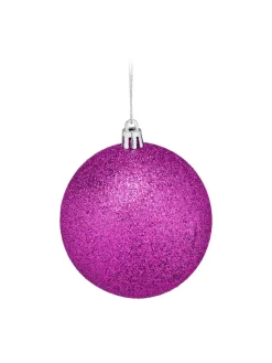 relaxdays Weihnachtsschmuck<110-tlg. Weihnachtskugeln Set in Pink