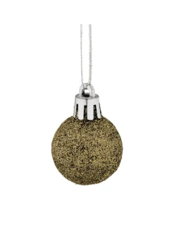 relaxdays Weihnachtsschmuck<96-tlg. Weihnachtskugeln Set in Gold