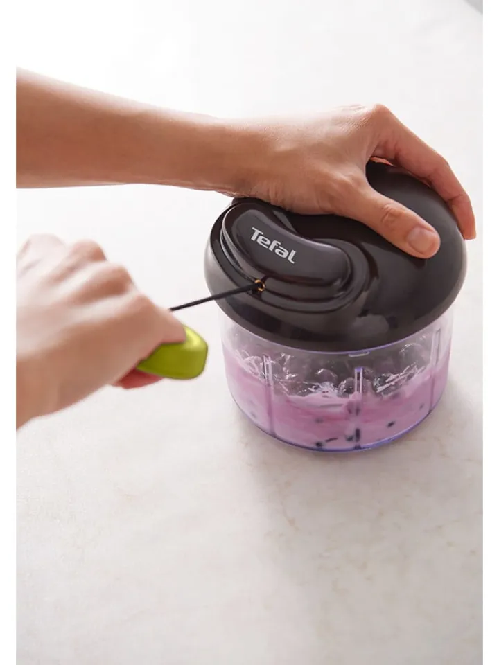 Tefal Küchenelektronik<5tlg. Zerkleinerer-Set "Ingenio Maxi-Kit" in Schwarz/ Grün - 900 ml