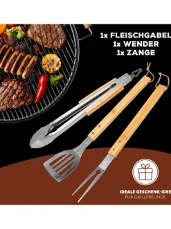 bremermann Grillen<3tlg-Set Grillbesteck