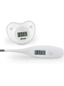 Alecto Klima & Haushalt<2tlg.Thermometerset "BC-04" in Weiß