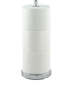 Wenko Badaccessoires<Toilettenpapier-Ersatzrollenhalter "Viterbo" in Chrom - (H)34 cm