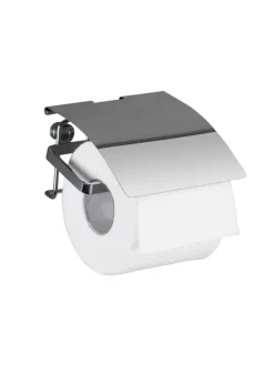 Wenko Badaccessoires<Toilettenpapierhalter in Silber - (B)13 x (H)9 x (T)12,5 cm