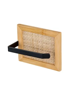 Wenko Badaccessoires<Toilettenpapierhalter in Hellbraun - (B)15 x (H)12 x (T)6,5 cm