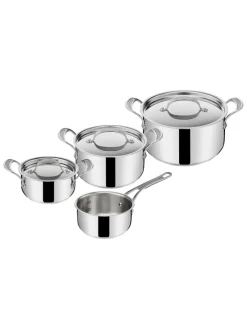 Tefal Kochgeschirr<Topf-Set Jamie Oliver Cooks Classic E307S734 in silber