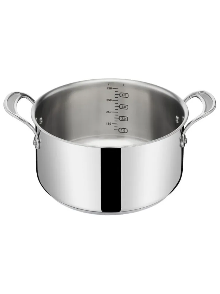 Tefal Kochgeschirr<Topf-Set Jamie Oliver Cooks Classic E307S734 in silber
