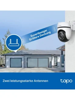 COFI 1453 Foto & Video<TP-LINK Kabellose Überwachungskamera Outdoor Tapo in Schwarz