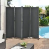 pro.tec Paravents<Trennwand Modica in Grau (L)215cm (H)170cm