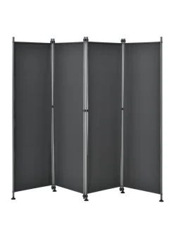 pro.tec Paravents<Trennwand Modica in Grau (L)215cm (H)170cm