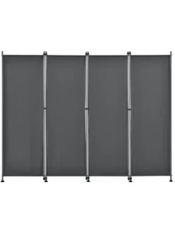 pro.tec Paravents<Trennwand Modica in Grau (L)215cm (H)170cm