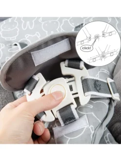 roba Babymöbel<Treppenhochstuhl 'Born Up' Set 2in1 - 'Miffy' - mit Liegefunktion - Taupe