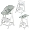 roba Babymöbel<Treppenhochstuhl 'Born Up' Set 2in1 - ' Style' frosty green - ab Geburt