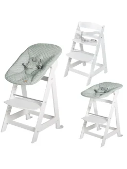 roba Babymöbel<Treppenhochstuhl 'Born Up' Set 2in1 - ' Style' frosty green - ab Geburt