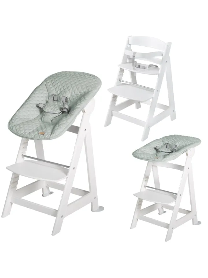 roba Babymöbel<Treppenhochstuhl 'Born Up' Set 2in1 - ' Style' frosty green - ab Geburt