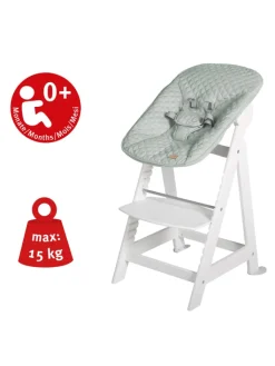 roba Babymöbel<Treppenhochstuhl 'Born Up' Set 2in1 - ' Style' frosty green - ab Geburt