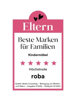 roba Babymöbel<Treppenhochstuhl 'Sit Up Click & Fun' - Essbrett und Bügel - Mitwachsend - Natur