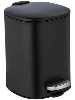 Wenko Mülleimer<Treteimer "Alassio" in Schwarz - 5 l
