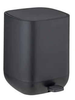 Wenko Mülleimer<Treteimer "Davos" in Schwarz - 6,5 l
