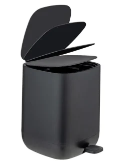Wenko Mülleimer<Treteimer "Davos" in Schwarz - 6,5 l