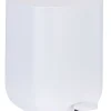 Wenko Mülleimer<Treteimer "Davos" in Weiß - 6,5 l